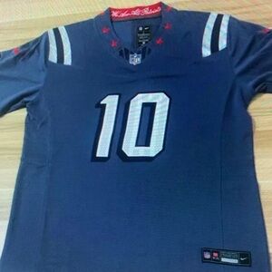 😘Drake Maye Vapor Jersey Stitched Storm Blue☺️